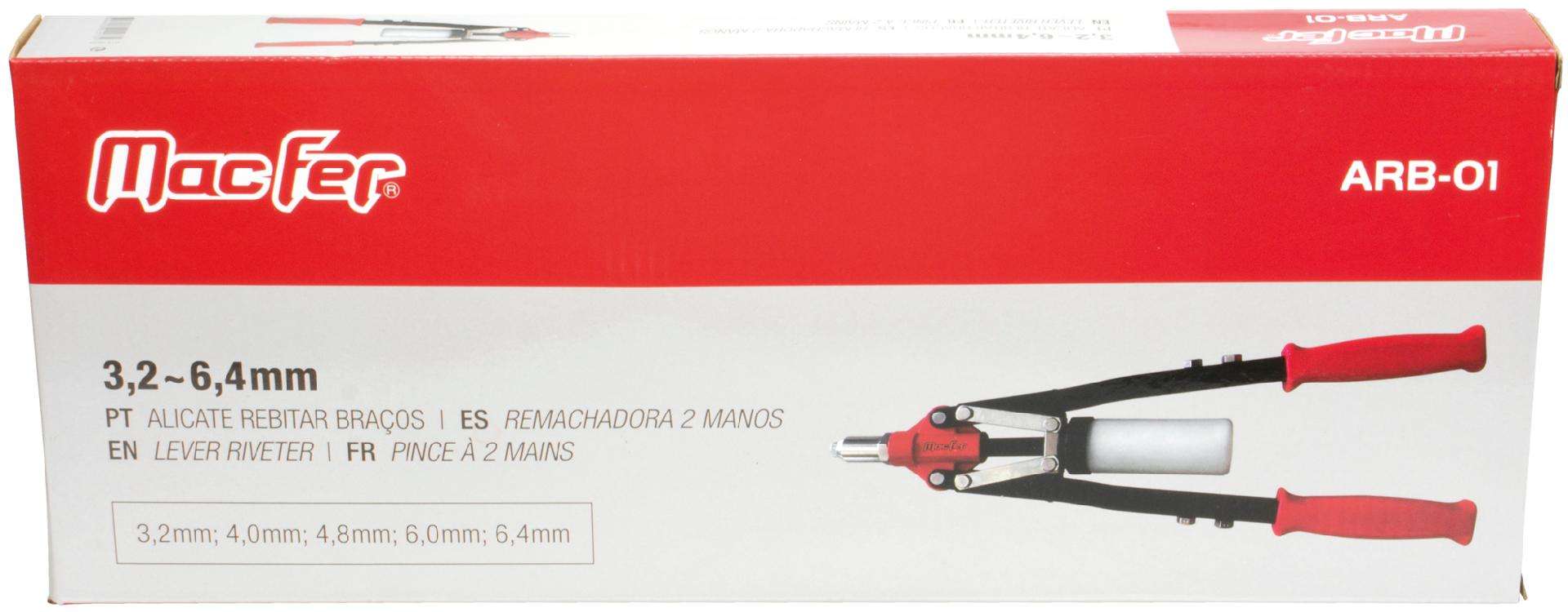 Alicate rebitar braços ARB-01 refª 015.0073 MACFER refª 015.0073 MACFER
