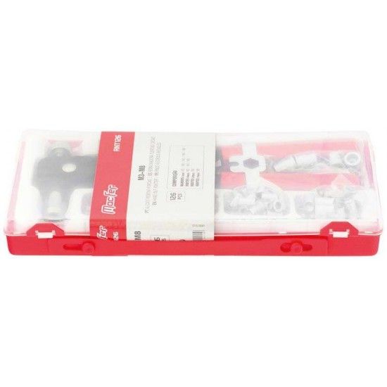Alicate rebitar porcas MacFer RNT126 M3~M8 126ps ref 015.0041 MACFER