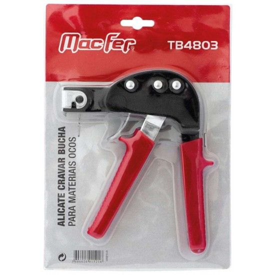 Alicate cravar bucha p/ mat. ocos MacFer TB4803 ref 015.0021 MACFER