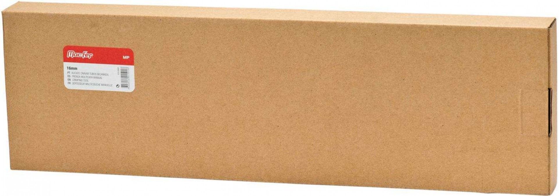 Alicate cravar tubos bicamada MacFer MP-16 16mm refª 015.0001 MACFER