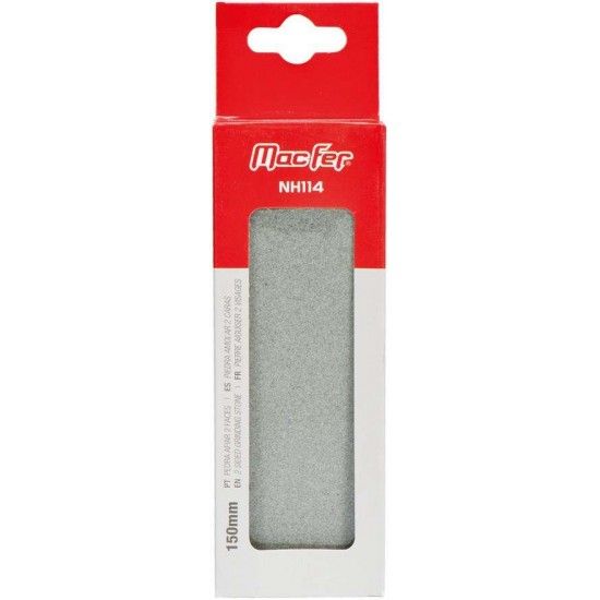 Pedra afiar 2 faces MacFer NH114 200mm refª 014.0077 MACFER Pedra afiar 2 faces MacFer NH114 200mm refª 014.0077 MACFER