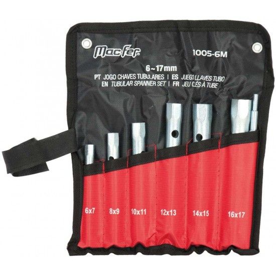Jg. ch. tubulares MacFer 1005-8M 6~22mm 8pçs refª 012.0025 MACFER Jg. ch. tubulares MacFer 1005-8M 6~22mm 8pçs refª 012.0025 MACFER
