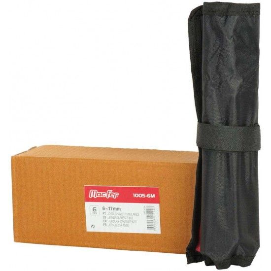 Jg. ch. tubulares MacFer 1005-8M 6~22mm 8pçs refª 012.0025 MACFER Jg. ch. tubulares MacFer 1005-8M 6~22mm 8pçs refª 012.0025 MACFER