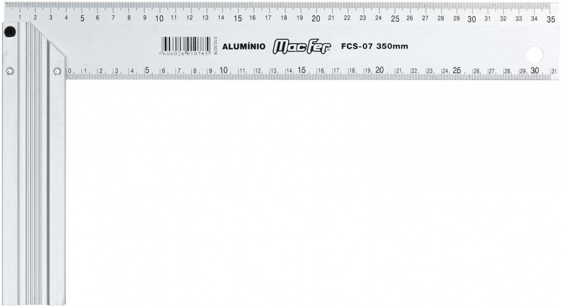 Esquadro alumínio MacFer FCS-07 400mm refª 010.0079 MACFER