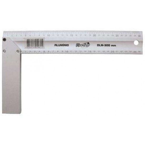 Esquadro alumnio MacFer DLM 350mm ref 010.0082 MACFER
