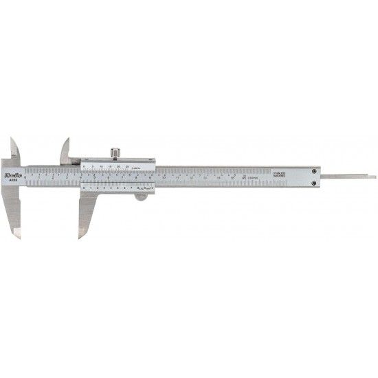 Paquímetro analógico inox (esc. dupla) MacFer A1133 150mm refª 010.0022 MACFER Paquímetro analógico inox (esc. dupla) MacFer A1133 150mm refª 010.0022 MACFER