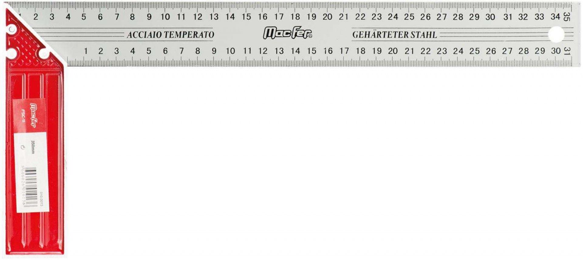 Esquadro aço MacFer FSC-11 250mm refª 010.0011 MACFER