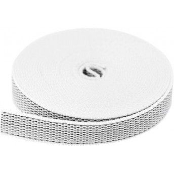 Fita p/ estore nylon  FEN-BP-BL 20mm 6m branca/ preta  ref 009.0161 MACFER