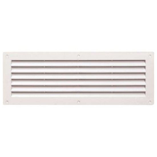 Grelha ventiladora PVC GVR-PVC 100x250mm branca refª 009.0097 MACFER Grelha ventiladora PVC GVR-PVC 100x250mm branca refª 009.0097 MACFER
