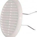 Grelha ventiladora redonda PVC GVO-PVC 120mm castanha ref� 009.0094 MACFER