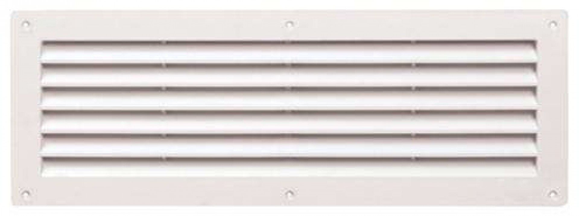 Grelha ventiladora PVC GVR-PVC 100x250mm branca refª 009.0097 MACFER