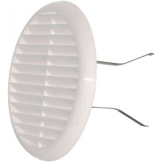 Grelha ventiladora redonda PVC GVO-PVC 120mm castanha ref� 009.0094 MACFER