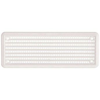 Grelha ventiladora PVC GVR-PVC  60x170mm castanha ref 009.0100 MACFER