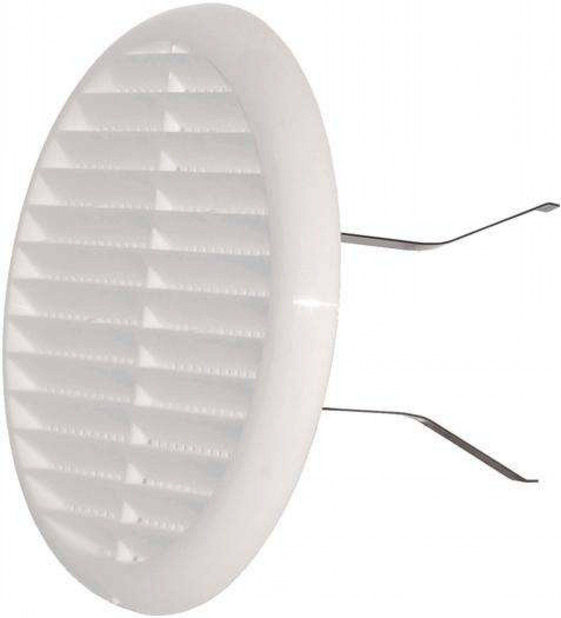 Grelha ventiladora redonda PVC GVO-PVC 120mm castanha refª 009.0094 MACFER