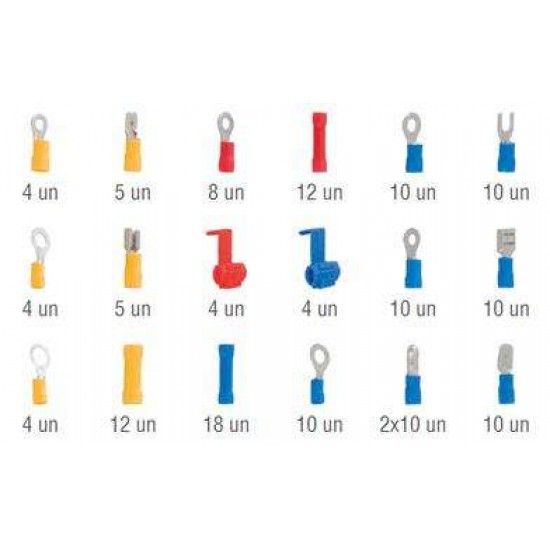 Cx. stock terminais elec. MacFer SK6042 160p�s ref� 009.0013 MACFER