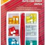 Kit fusíveis auto c/ pinça MacFer AF25S 25pçs refª 009.0014 MACFER Kit fusíveis auto c/ pinça MacFer AF25S 25pçs refª 009.0014 MACFER