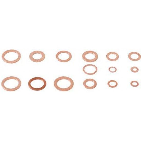 Cx. stock anilhas cobre mf SK2429 150pçs refª 009.0007 MACFER Cx. stock anilhas cobre mf SK2429 150pçs refª 009.0007 MACFER