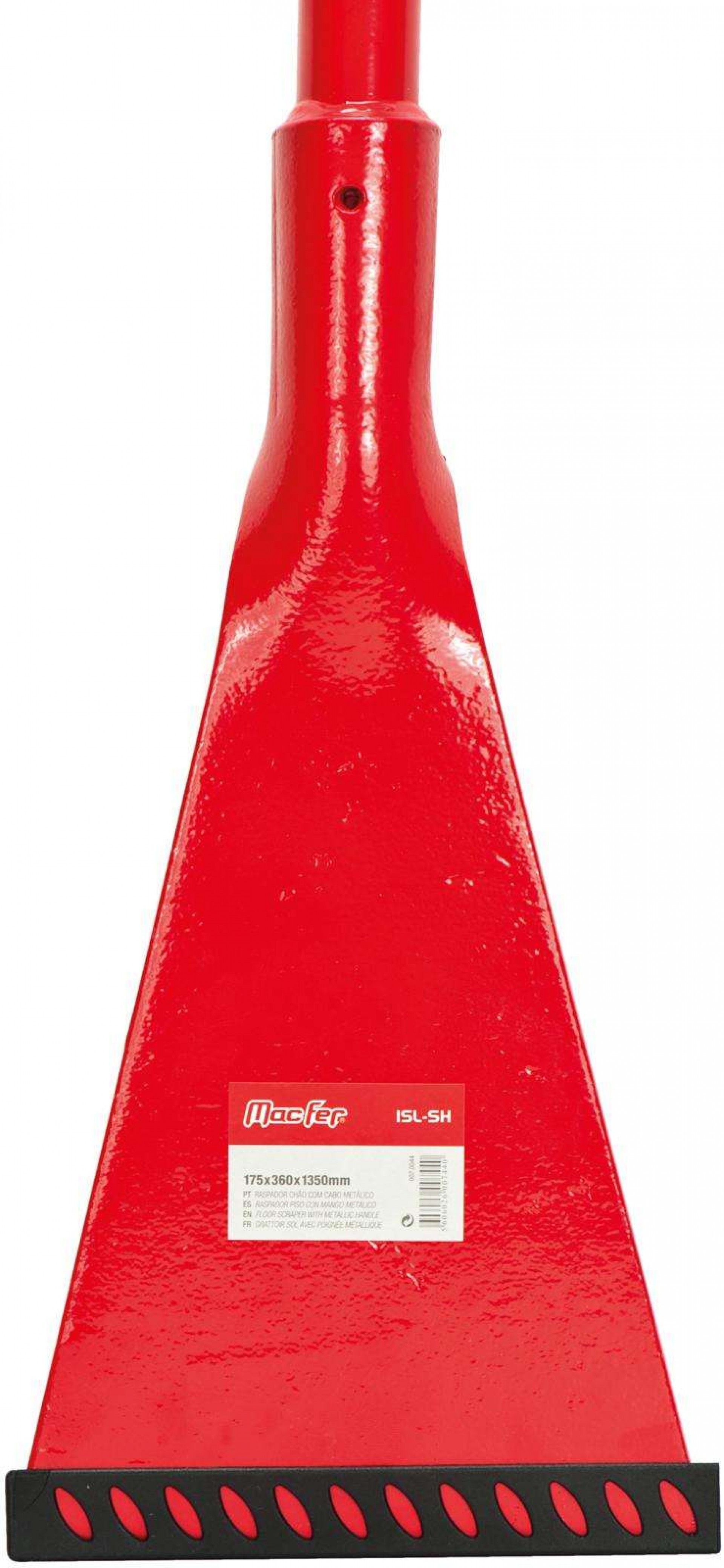 Raspador chão c/ cabo metálico MacFer ISL-SH 175x360x1350mm refª 007.0044 MACFER