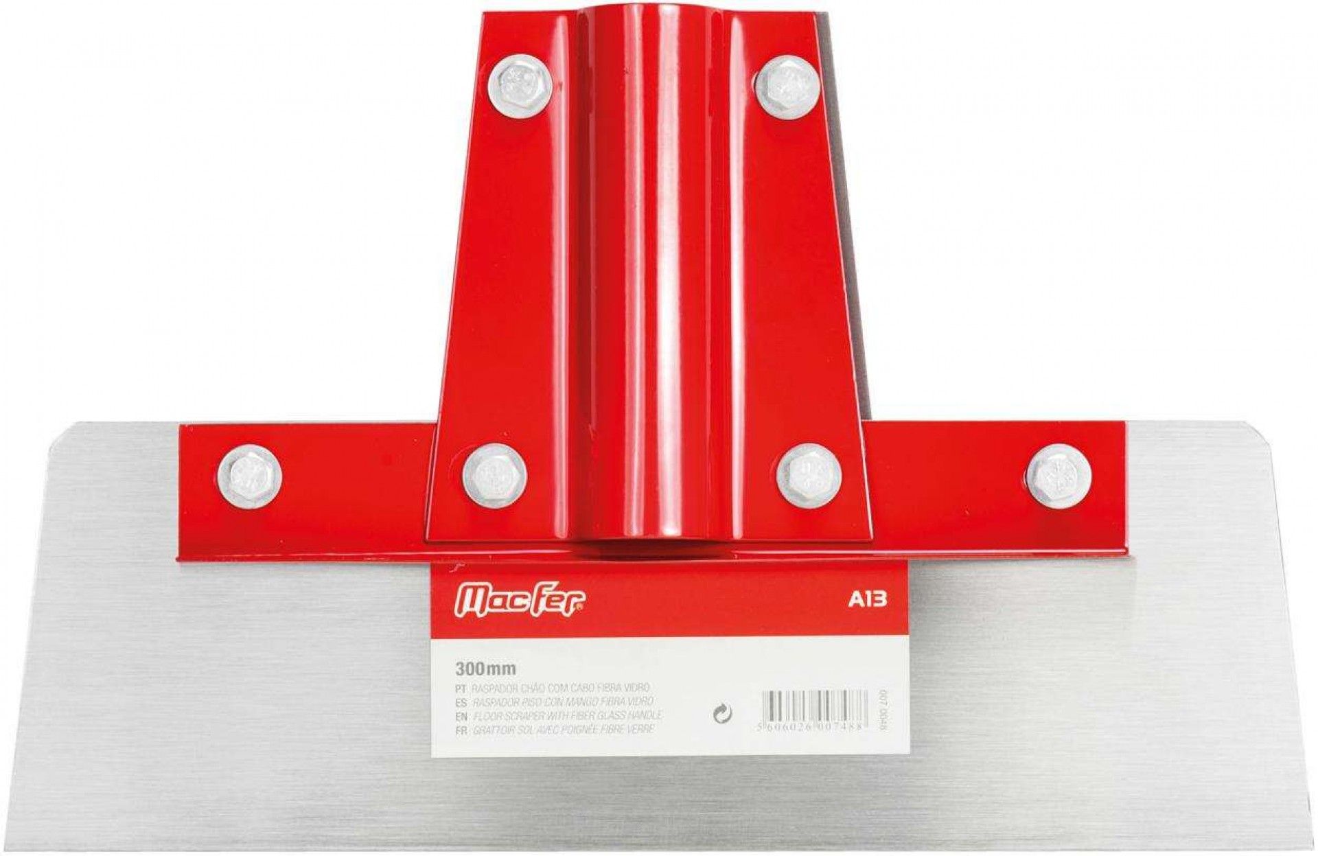 Raspador chão c/ cabo fibra MacFer A13 200mm refª 007.0047 MACFER