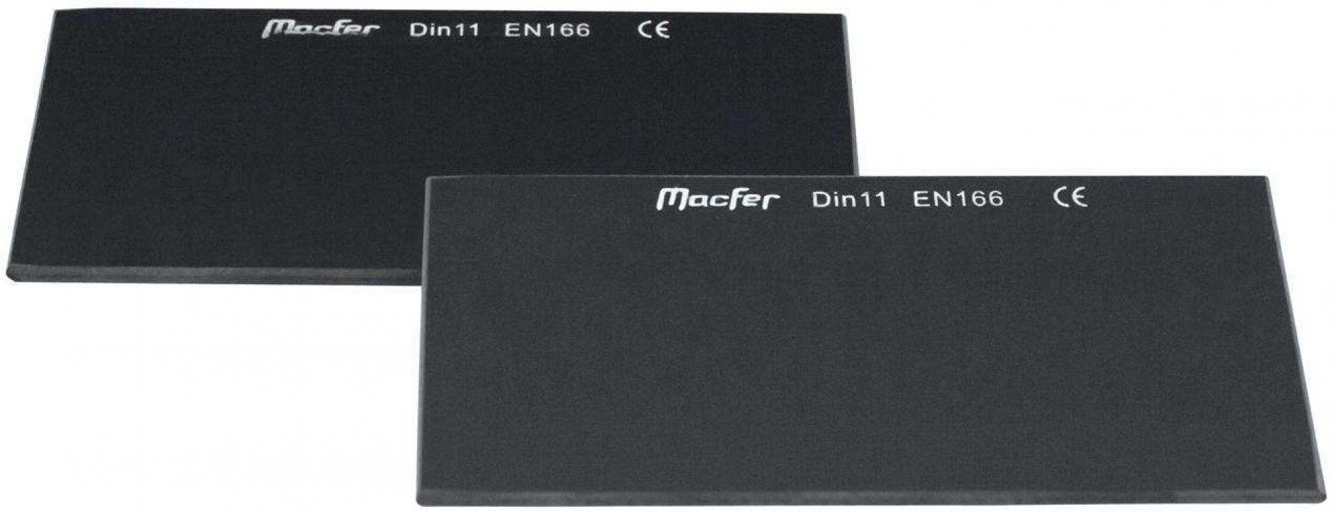 Vidro p/ máscara sold. escuro VMS-E DIN10 50x105mm refª 005.0012 MACFER