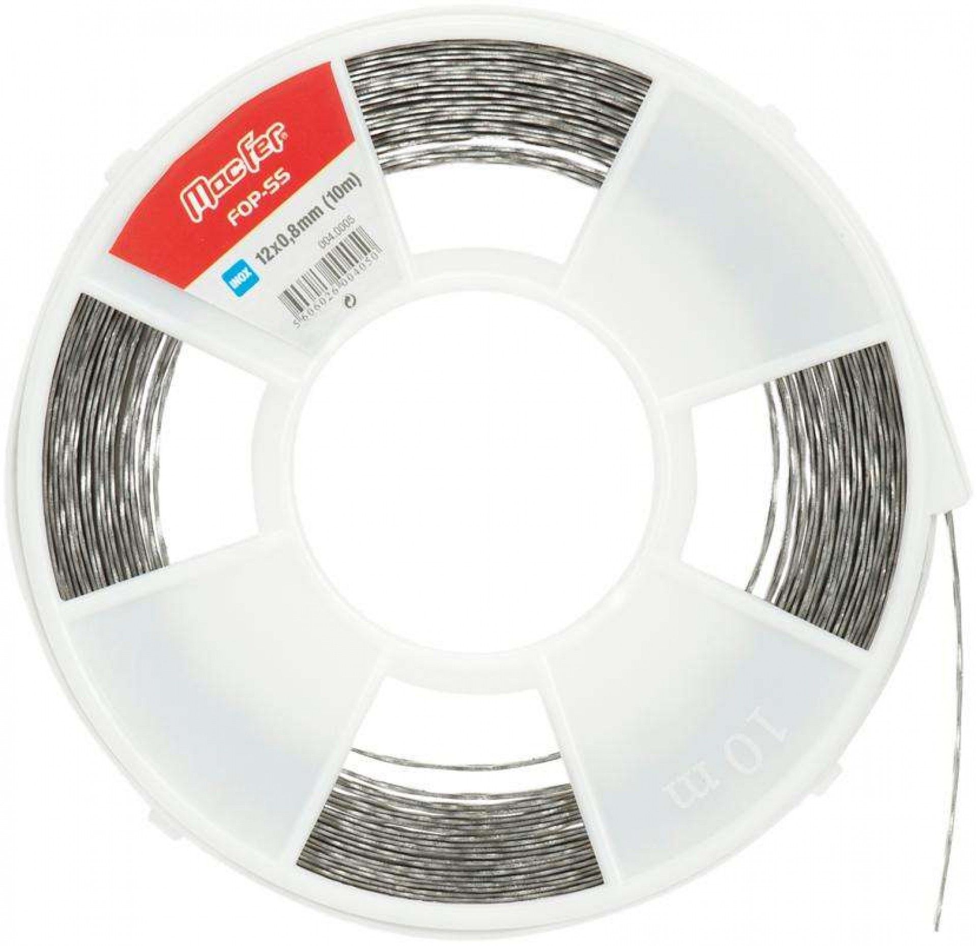 Fita ondulada perfurada inox AISI430 FOP-SS 12x0,8mm (10m) refª 004.0005 MACFER