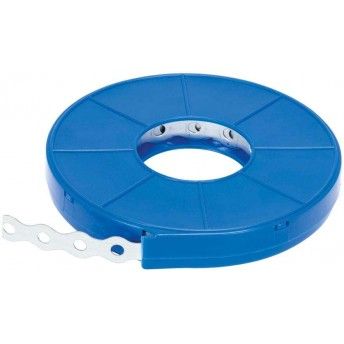 Fita ondulada perfurada galvanizada FOP 17x0,8mm (10m) ref 004.0004 MACFER