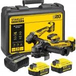 Rebarbadora V20 2 baterias 4.0Ah, carregador e mala refª SFMCG700M2K-QW Stanley Rebarbadora V20 2 baterias 4.0Ah, carregador e mala refª SFMCG700M2K-QW Stanley
