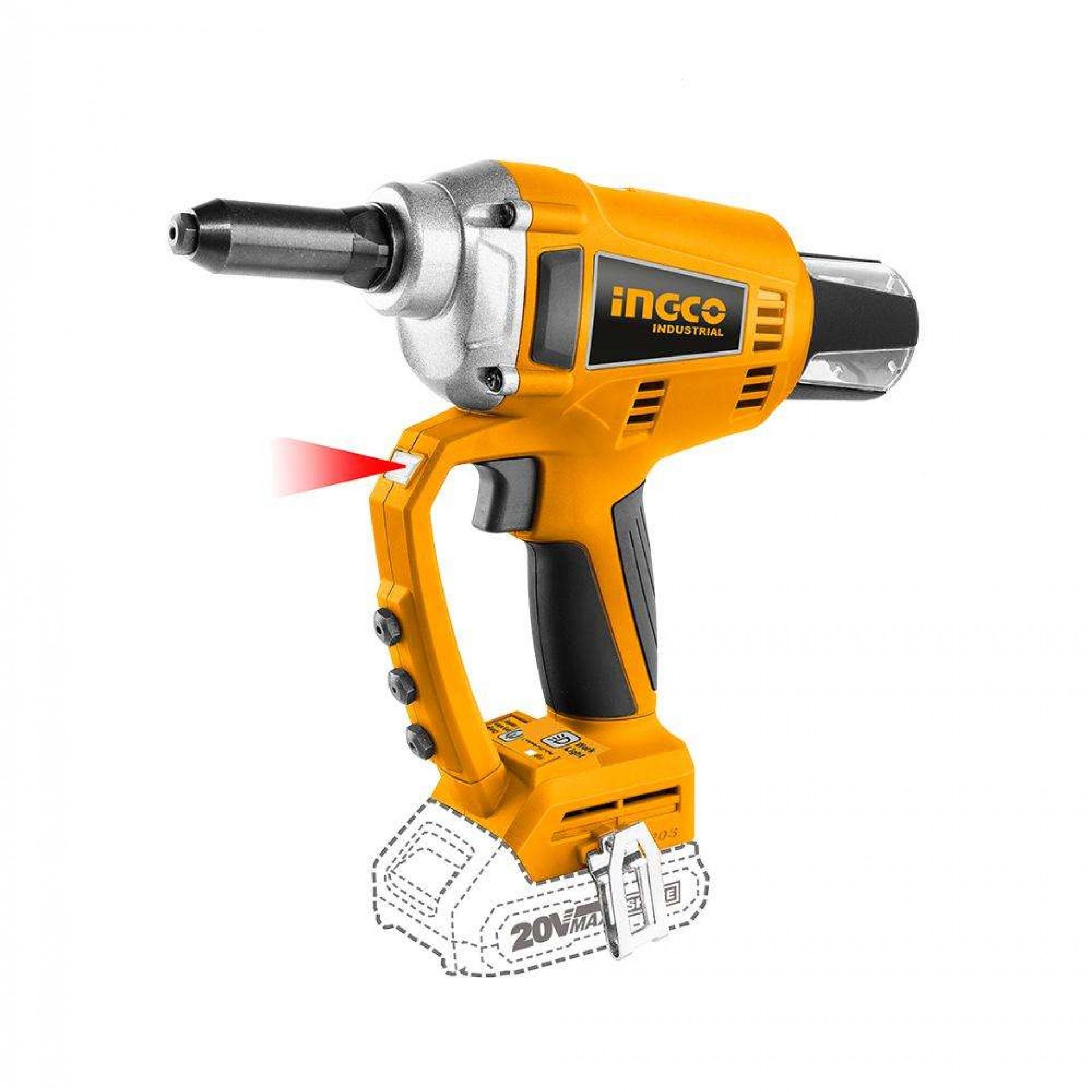 Rebitadora 20V Brushless 20Kn refª CRTLI2005 IngCo