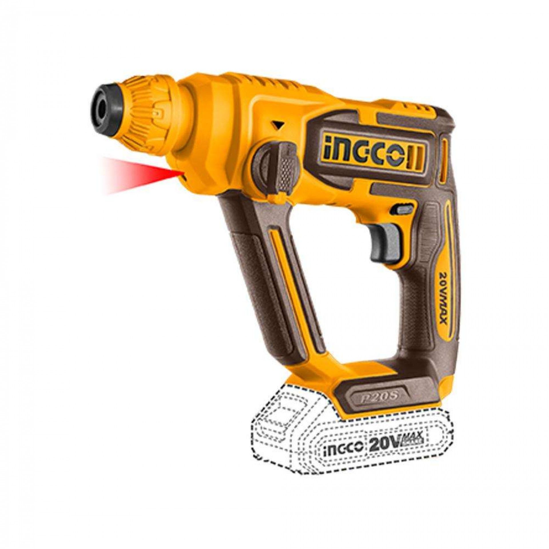 Martelo Perfurador 20V 1,5J refª CRHLI20168 IngCo