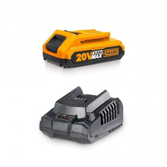 Pack 2 Em 1 Jardim 20V + 1 Bat 2A + Carregador  ref CPTS201681 IngCo
