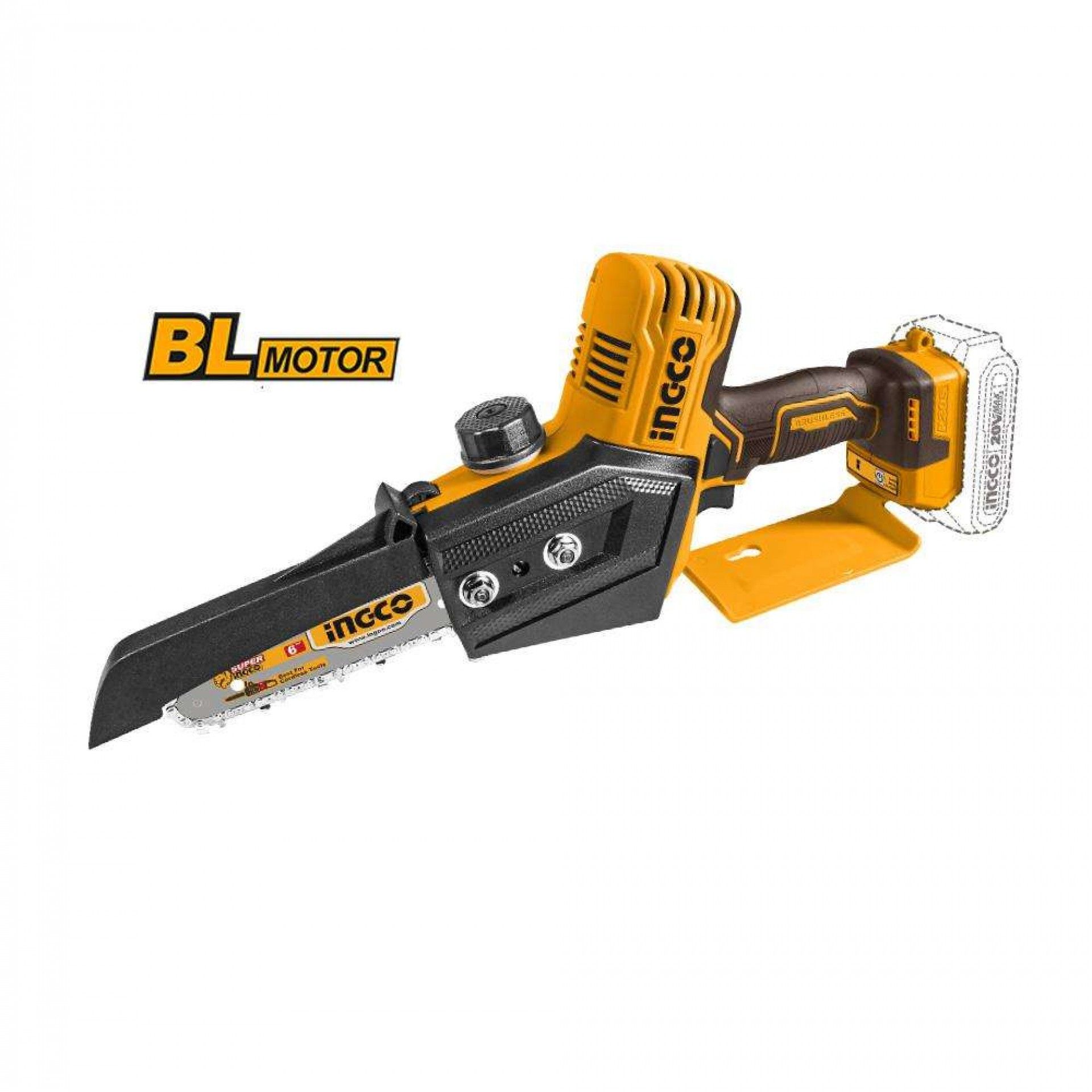 Mini Podadora 20V Brushless 15Cm + 2 Bat 2A + Carregador + Mala refª CGSLI20686 IngCo