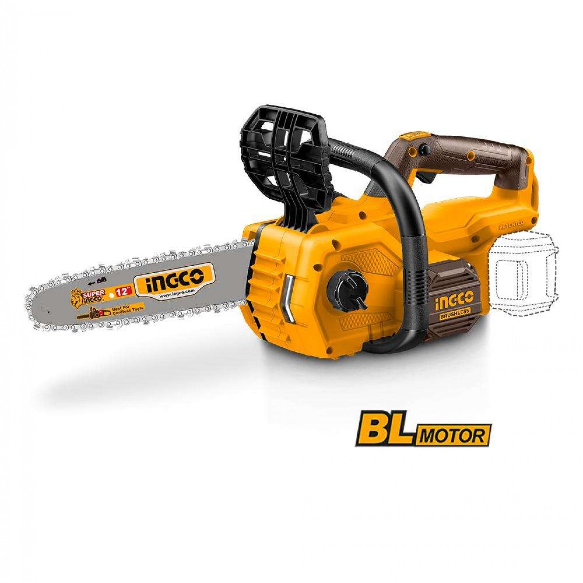 Podadora 20V 30Cm Brushless + 2 Bat 4A + Carregador refª CGSLI201286 IngCo