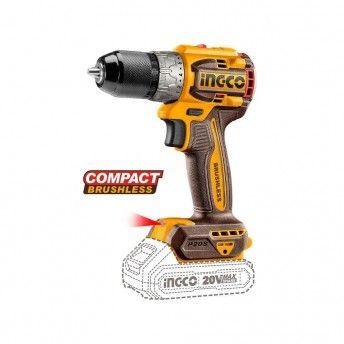 Aparafusadora 20V Brushless 60Nm + 2 Bat 2A + Ca + Mala  ref CDLI20602E IngCo