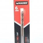 Broca Hex para Metal, Cobalto, ¼, 6mm refª 95197 MADER Broca Hex para Metal, Cobalto, ¼, 6mm refª 95197 MADER