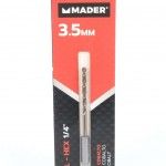 Broca Hex para Metal, Cobalto, 1/4, 3.5mm ref 95193 MADER