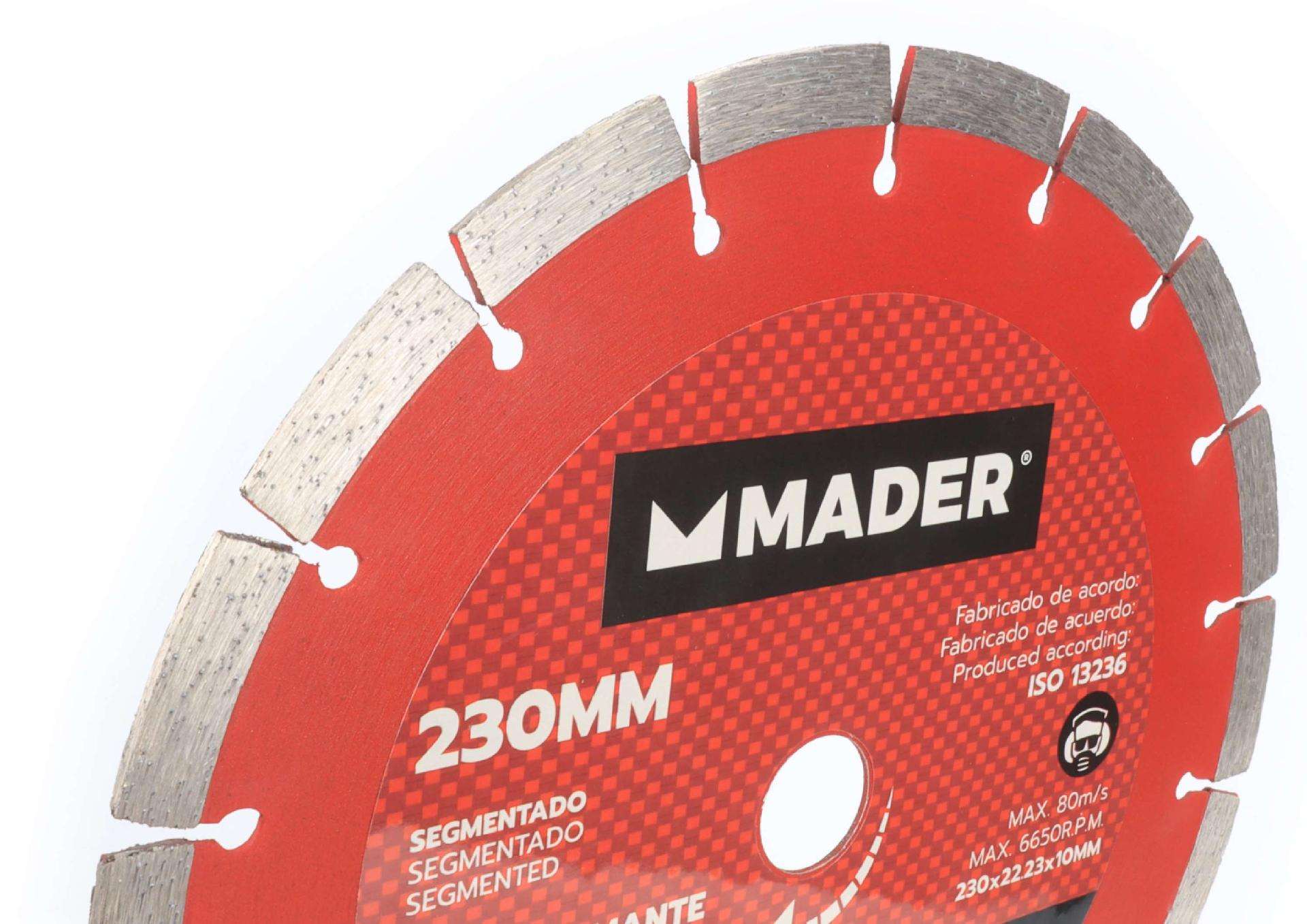 Disco Diamante, Segmentado, 230mm refª 95049 MADER