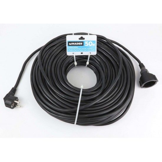 Extenso Eltrica, Preta, 50m, 3Gx2.5mm ref 90691 MADER