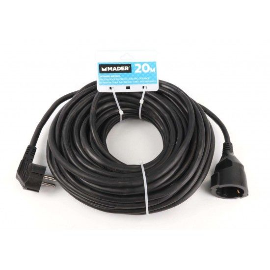 Extenso Eltrica, Preta, 20m, 3Gx2.5mm ref 90689 MADER