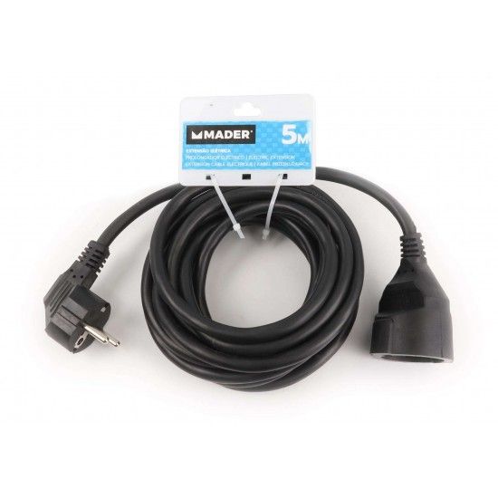 Extenso Eltrica, Preta, 5m, 3Gx2.5mm ref 90687 MADER