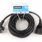Extensão Elétrica, Preta, 5m, 3Gx2.5mm² refª 90687 MADER Extensão Elétrica, Preta, 5m, 3Gx2.5mm² refª 90687 MADER