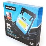 Projector Led 50W c/suporte recarregável 6.Ah refª 89192 Mader Projector Led 50W c/suporte recarregável 6.Ah refª 89192 Mader