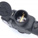 Ficha Elétrica Tripla, Exterior, com Tampa refª 89290 MADER Ficha Elétrica Tripla, Exterior, com Tampa refª 89290 MADER