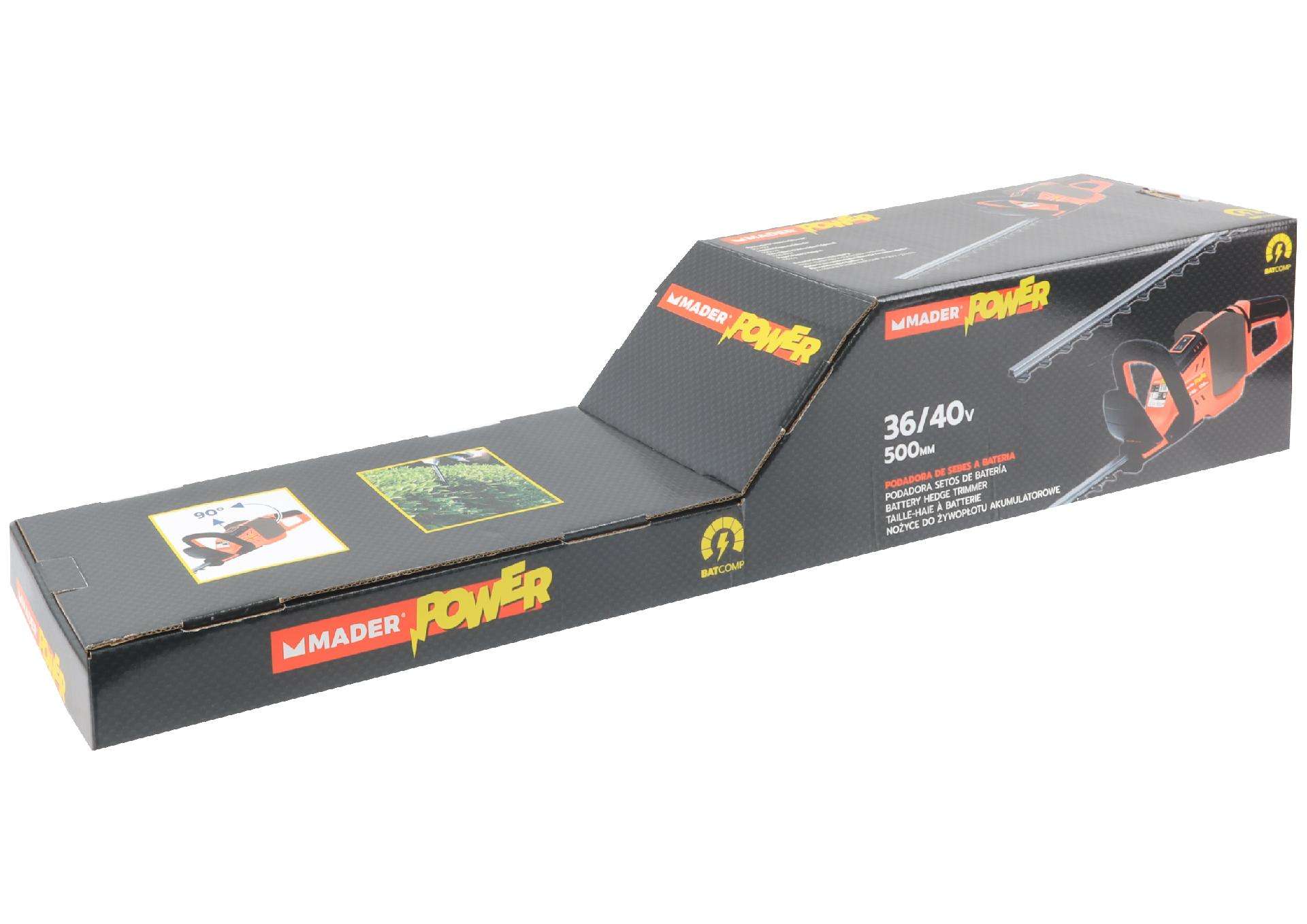 Podadora Sebes, 36/40V, 500mm - MADER POWER® refª 74076 MADER