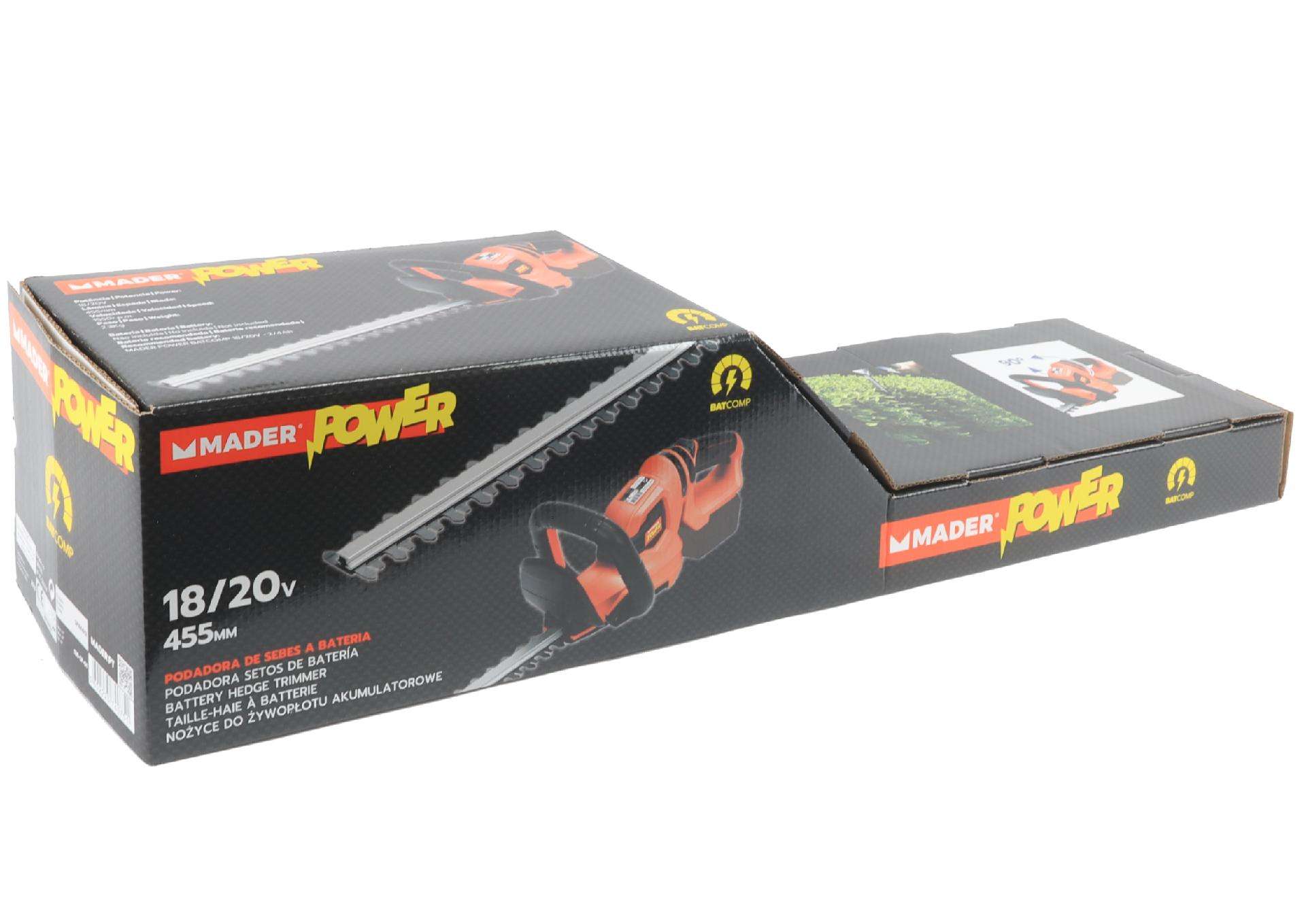 Podadora Sebes, 18/20V, 455mm - MADER POWER® refª 74075 MADER