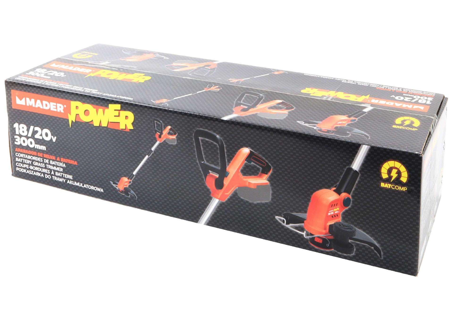 Aparador de Relva, 18/20V, 300mm - MADER POWER® refª 74066 MADER