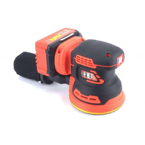 Lixadora, 18/20V, 125mm, Rotativa - MADER POWER ref 74040 MADER