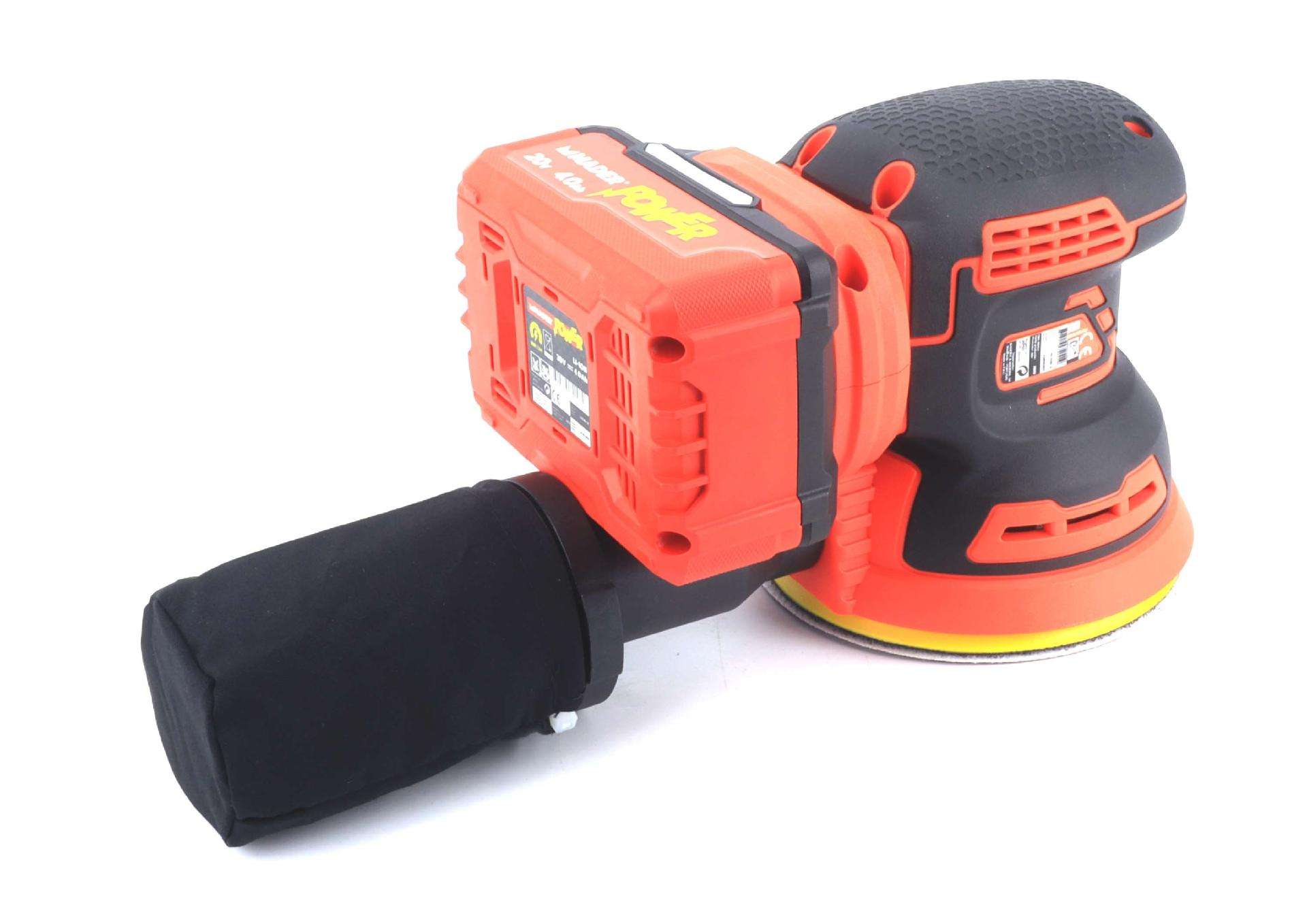 Lixadora, 18/20V, 125mm, Rotativa - MADER POWER® refª 74040 MADER