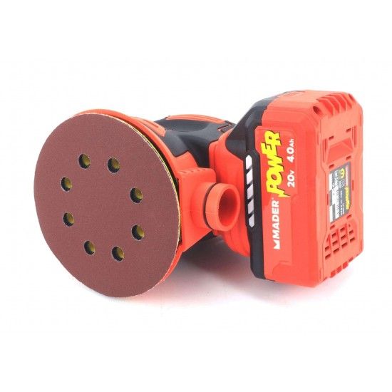 Lixadora, 18/20V, 125mm, Rotativa - MADER POWER® refª 74040 MADER Lixadora, 18/20V, 125mm, Rotativa - MADER POWER® refª 74040 MADER