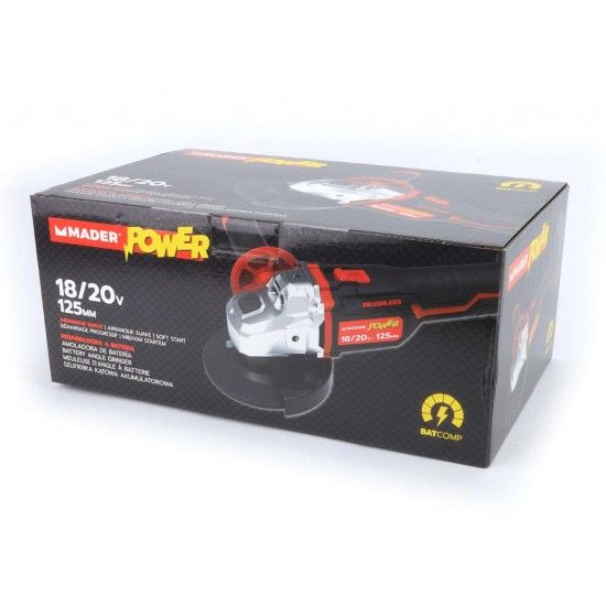 Rebarbadora, 18/20V, 125mm - MADER POWER® refª 74035 MADER Rebarbadora, 18/20V, 125mm - MADER POWER® refª 74035 MADER