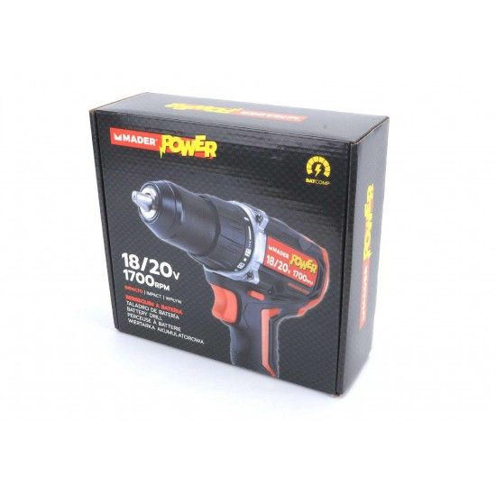 Aparafusadora de Impacto, 18/20V, 13mm - MADER POWER� ref� 74021 MADER